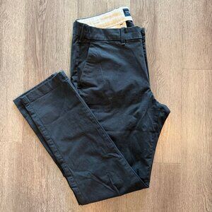 Abercrombie & Fitch Athletic Skinny Stretch Chinos Black 32x32
